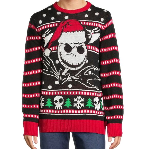 Disney Nightmare Before Christmas Knit Holiday Sweater Adult XL NWT - Picture 14 of 14
